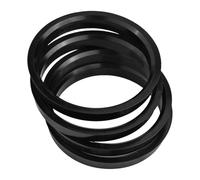 4pcs 72.6-65.1 Car Hub Centering Ring For T5 T28 Wheel Bore Center Spacer OD 74.1mm ID 72.6mm Accessories Aluminum Alloy