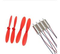 4PCS 7x16mm 3.7V Coreless DC Motors Set with 46mm Propellers, 45000RPM High Hollow Cup Design for DIY RC Helicopter, Small Electric Aircraft