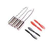 4pcs 8.5 X 20mm 8520 CW/CCW Coreless Motors + 10 Pairs 55mm Blade Propellers Compatible For DIY QX95 QX110 Quadcopter RC Drone(Without propeller)