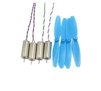 4pcs 8.5mm*20mm 8520 CW CCW 3.7V Coreless electronic starter Engine Blade Propeller DIY QX80 QX95 QX110 FPV RC Quadcopter Drone Parts RUAJOGYNVM(Black set)
