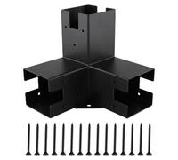 4pcs 8" Galvanized Swivel Top Bunk Bracket Kit for Boat Trailer Crossmember Adjustable Swivel Top Bolster Support Parts Kit(B2)