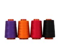 4Pcs 800-Yard Small Pagoda 402 High-Speed Sewing Machine Thread Set for Home and Hand Sewing Polyester Denim Crochet Kits for Beginners Adults(Set 4)