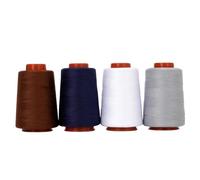 4Pcs 800-Yard Small Pagoda 402 High-Speed Sewing Machine Thread Set for Home and Hand Sewing Polyester Denim Crochet Kits for Beginners Adults(Set 2)