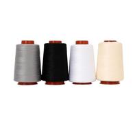 4pcs 800-Yard Small Pagoda 402 Sewing Machine Polyester Denim Thread For Home And Hand(A)