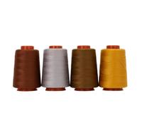 4pcs 800-Yard Small Pagoda 402 Sewing Machine Polyester Denim Thread For Home And Hand(E)