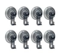 4pcs/8pcs Bathroom Suction Cup Hanging Hooks Heavy Duty Vacuum Towel and Loofah Holders Removable Robe Storage Rack Shower Hooks