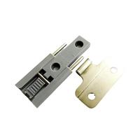 4pcs/8pcs Reversal Folding Sliding Door Hinge Bi-fold Closet Wardrobe Cabinet Cupboard Tracked 76x28.5mm (Color : 8pcs)