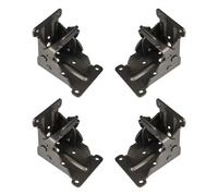 4Pcs 90 Degree Folding Table Legs Bracket Hinge Extension Bracket Furniture Leg Fitting Extension Folding Leg Easily Install Hinge