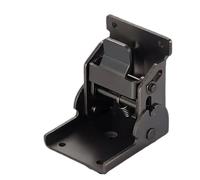 4Pcs 90 Degree Self-Locking Folding Hinge Anti-Corrosion Invisible Connector Hole-Free Spring Table Legs Brackets(Black)