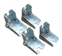 4Pcs 90 Degree Self-Locking Folding Hinge Stainless Steel Lift Support Cabinet Hinges