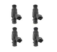 4PCS 9676017480 0280157127 Car Fuel Injector Nozzle for Citroen C1 1.2L 2014 C3 1.0L 1.2L 2012-2019 C4 1.2L 2014
