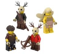 4PCS 99 Nights In The Forest Fit Lego Toy Minifigure
