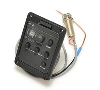 4Pcs A Lot 4 Band Acoustic Guitar Pickup With Tuner Mic Blend Preamp EQ Beat Board(3)