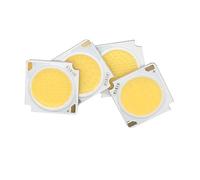4pcs A Lot LED COB CRI≥90 LED Light-Emitting Diode Bridgelux Chip 10W 20W 30W 40W 50W 19 * 19MM For DIY LED Spotlight Downlight,Warm White 3000K,10W 300mA