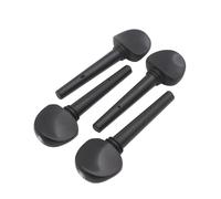 4pcs/a Set Ebony Cello Tuning Pegs 3/4&4/4 Hole With Fish Eyes For Stringed Musical Instrument Accessories