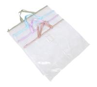 4pcs A2 Zipper File Bag Waterproof PVC Mesh Portfolio Pouch