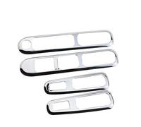 4Pcs ABS Chrome Car Window Lifter Panel Cover Trim For Peugeot 3008 2013 2014 2015 2016 Decoration Sticker Interior Accessories CRRYUQWWM(Glossy silver)