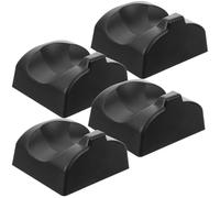 4pcs Abs Ocarina Stand for 12 Hole Ceramic Flute Black