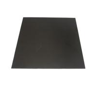 4pcs ABS Plastic Panels 10-1/2x10-1/2x1/8inch for Car Interior, Strong Toughness Black Rigid ABS Sheets