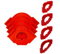 4pcs ABS Radius Corner Router Templates Craftsmanship Angles Guide for Woodworking R20 to R40 Quick Positioning Jigs Furniture Making Tool