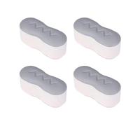 4pcs ABS Toilet Cover Spacers Quick Installation Design Nonslip Seat Boosters Lid Bumper Household Use Seat Stabilizers