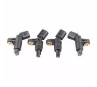 4PCS ABS Wheel Speed Sensor Front Rear for Golf for mk3 MK4 for jetta for a4 1999-2006 Compatible with 1J0927803 1J0927804 1J0927807B Black Plastic Car Parts