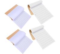 4pcs Accounting Ledger Book Set - Grid-Lined Income and Expense Ledger Notebooks for Small Business and Personal Finance Inventory Management, Vertical and Double-Sided Horizontal Lovely and professio