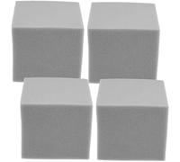 4pcs Acoustic Foam Blocks Sound Absorbing Studio Treatment | Sponge Material, Control Room and Home Theater Use, Helps Reduce Echoes and Diffusion with Square Block Form