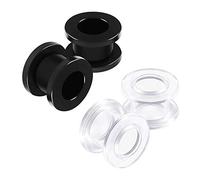 4PCS Acrylic 00g 10mm Flesh Screw Earring Stretcher Ear Tunnel Gauges Lobe Piercing Jewellery 4416
