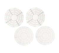 4pcs Acrylic Ceramic Divider Tools for Pottery Wheels and Clay Slabs