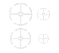 4pcs Acrylic For Transparent Plant Stem Supports Adjustable Rings Designed to Enhance Plant Stem Stability and Promote Healthy Growth