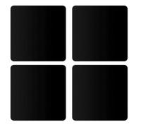4pcs Acrylic Mirror Reflection Board Black Photo Prop 10x10cm | Mirror-smooth Acrylic Surface, Flat Lay Support, for Cosmetics, Bottles, Social Media Content Creation