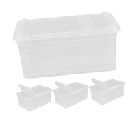 4pcs Acrylic Portable Terrarium Ventilated Enclosure Breeder Box