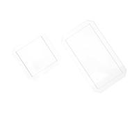 4pcs Acrylic Rectangular Quilting Templates Set DIY Craft | Multi-size Versatile Acrylic with Smooth Edges, Safe to Handle for Fabric Cutting Table Use