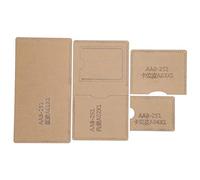 4Pcs Acrylic Template for DIY Leather Craft, Hand - Made Short Wallet Pattern Mold, Clear Transparent Acrylic Sheets with Kraft Paper Protection, Durable Leather Cutting Tool for W