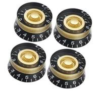 4pcs Acrylic Top Hats Knobs Guitar Speed Control Knobs Volumes Tone Control Electric Guitar Replacement Part Volumes Tone