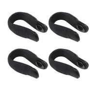 4pcs Acupressure Hand Pressure Point Clip Stress Reduction Wearable Magnets Headache Migraine Relief Clip (Black)