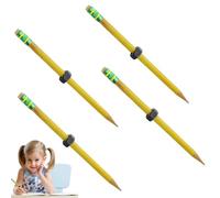 4PCS ADHD Threaded Pencil, Threaded Fidget Pencil, Nut Pen, Thread Focus Pencils with Nuts and Bolts, Sensory Pen Stress Relief, Silent Calming Rotating Nut Fidget Pencils