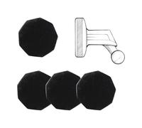 4pcs Adhesive Metal Pieces Replacement for Garmin Magnetic Dash Cam Mount | Windshield Sticky Adhesive, Low-Profile, Compatible with 45/46/47/55/56/57/65W/66W/67W/Tandem/Speak Plus Part Accessories