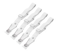 4PCS Adjustable Bed Sheet Fasteners,16.51 Inch Bed Sheet Holder Straps Bedsheet Elastic Bands for Bedding Mattress Sofa Cushion