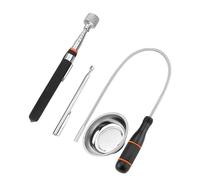 4Pcs Adjustable Collection Tool Set with Extending Rod and Comfortable Rubberized Handle for Home Garage Portables Pickup Tool