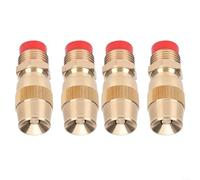 4pcs Adjustable Copper Garden Irrigation Nozzles, 360° Full Circle Spray Mist Sprayer for Vegetable Flower Plant Watering, Brass(72g)