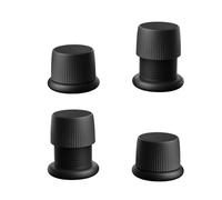 4Pcs Adjustable Furniture Bed Risers,Chair Risers,1.6-2.5 Inch Anti Slip Couch Risers Table Leg Extenders,for Desks Couches Sofas Table(Set of 4 Black)