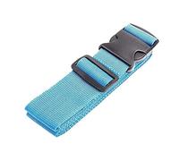 4Pcs Adjustable Luggage Safe Straps Without Password Anti-lost Buckle Strap Baggage Belts Travel Suitcase Accessories(Blue)