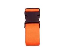 4Pcs Adjustable Luggage Safe Straps Without Password Anti-lost Buckle Strap Baggage Belts Travel Suitcase Accessories For Suitcases(Orange)