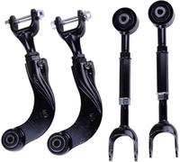 4Pcs Adjustable Rear Camber Arm & Toe Left and Right Kit Compatible with Toyota Camry Avalon Corolla Lexus ES350 ES300h 2017-2024