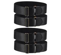 4pcs Adjustable Reliable Performance, Ergonomic Design, Versatile Application Men Women Nylon Shirt Sleeve Holders Strap Elastic Anti-slip Shirt Stay for Daily Wear