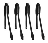 4pcs Adjustable Ski Pole Wrist Strap for Trekking Poles Black Nylon | Outdoor Sports Use, Anti Slip Comfort, Minimalist Style, Hiking Sticks and Trekking Pole Accessories