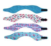 4pcs Adjustable Swim Headband Neoprene Rubber Ear Cover for Men Women