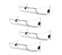 4Pcs Adjustable Vent Covers Easy Installation Replacement Deflectors for AC Clear Adjustable Floor Vent Deflectors